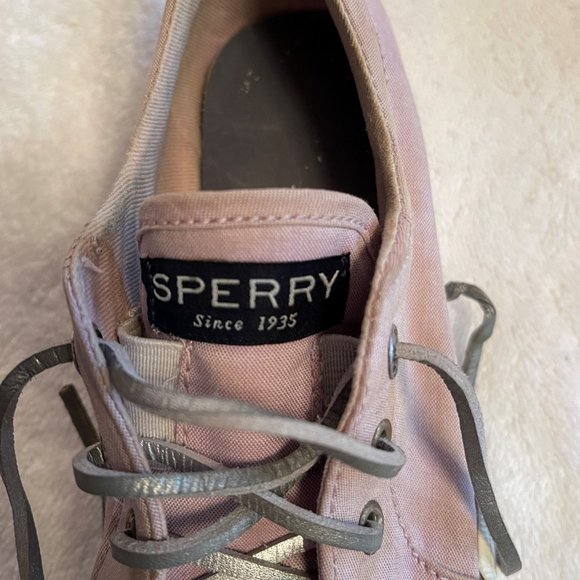 SPERRY Kids Sneakers PURPLE Canvas CREST VIBE 0722 - Picture 9 of 14